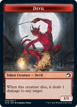 Devil Token [Innistrad: Midnight Hunt] 6