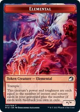 Elemental Token [Innistrad: Midnight Hunt] 7
