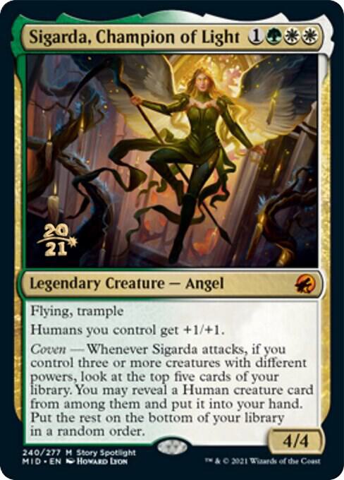 Sigarda, Champion of Light [Prerelease Cards] 240