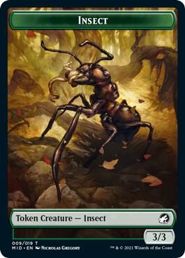Insect Token [Innistrad: Midnight Hunt] 9