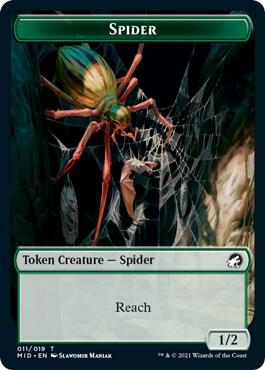 Spider Token [Innistrad: Midnight Hunt] 11