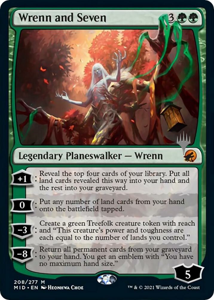 Wrenn and Seven [Promo Pack: Innistrad: Midnight Hunt] 208