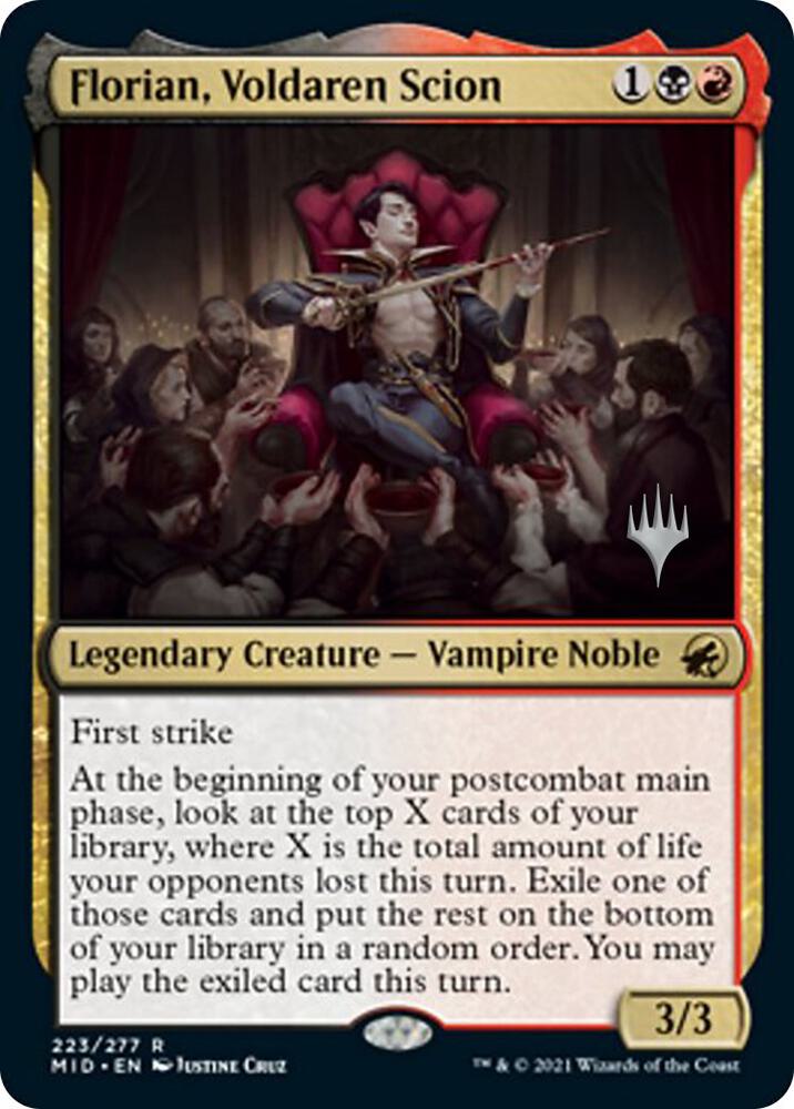 Florian, Voldaren Scion [Promo Pack: Innistrad: Midnight Hunt] 223