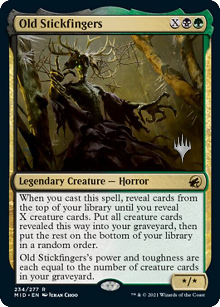 Old Stickfingers [Promo Pack: Innistrad: Midnight Hunt] 234