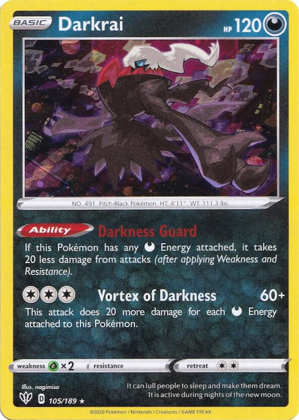 Darkrai - 105/189 (Cosmos Holo) [Miscellaneous Cards & Products] 105/189