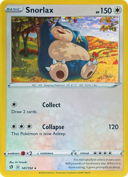 Snorlax - 141/192 (Cosmos Holo) [Miscellaneous Cards & Products] 141/192