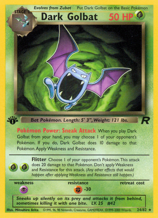 Dark Golbat - 24/82 Team Rocket