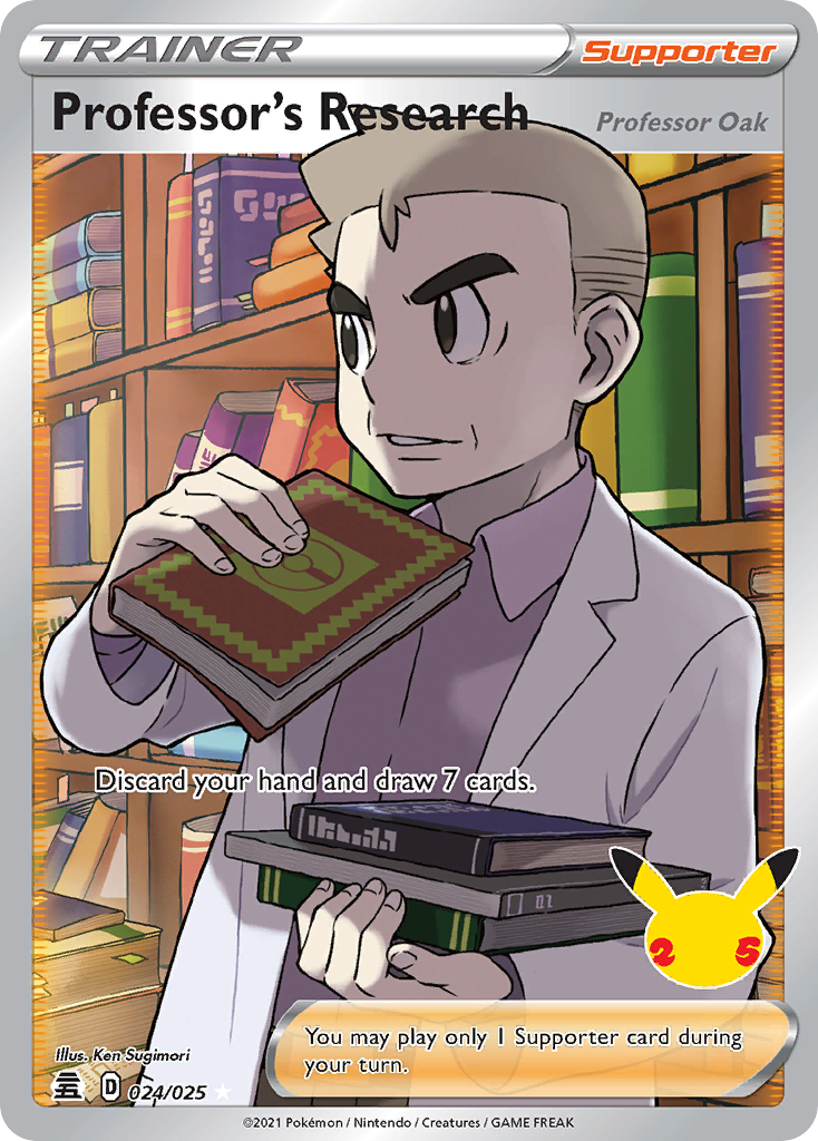 Professor's Research (Professor Oak) - 24/25 Celebrations