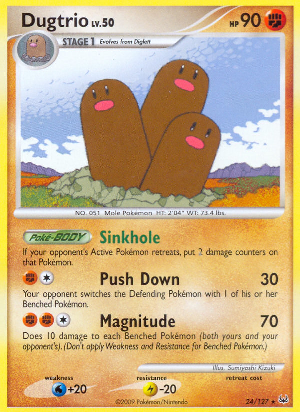 Dugtrio - 24/127 Platinum