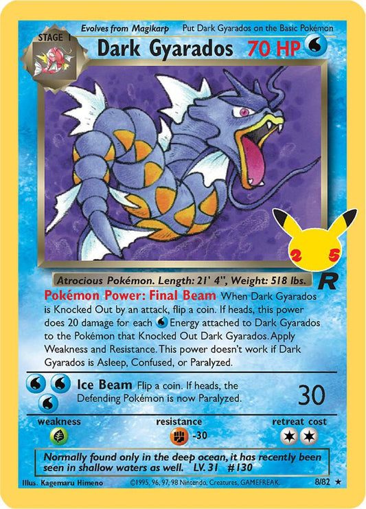 Dark Gyarados [Celebrations: Classic Collection] 8/82
