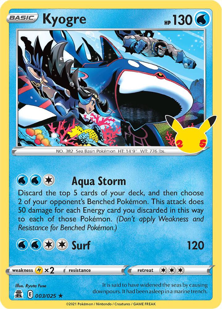 Kyogre [Celebrations] 003/025