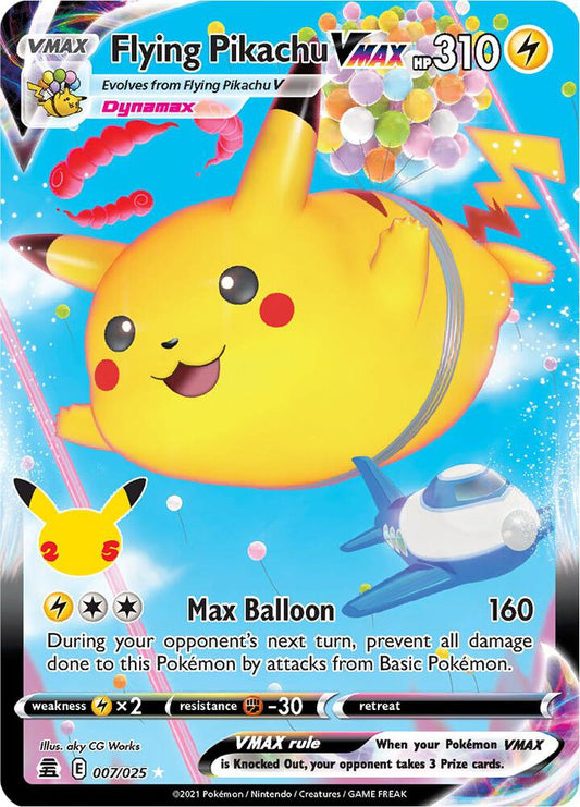 Flying Pikachu VMAX [Celebrations] 007/025