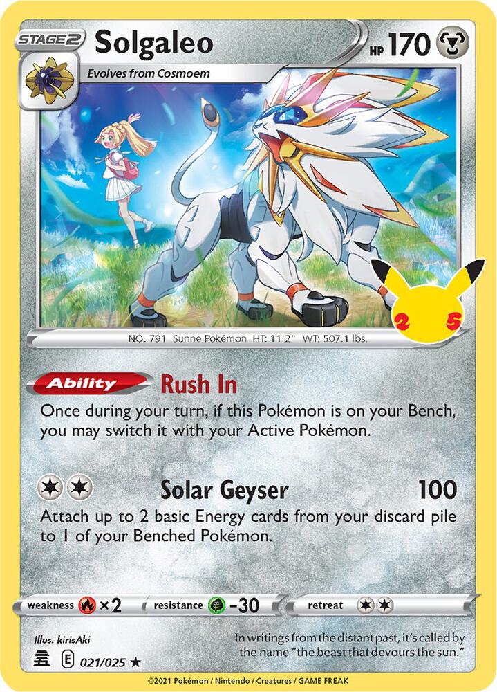 Solgaleo [Celebrations] 021/025