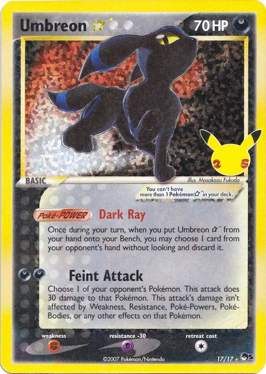 Umbreon Star [Celebrations: Classic Collection] 17/17