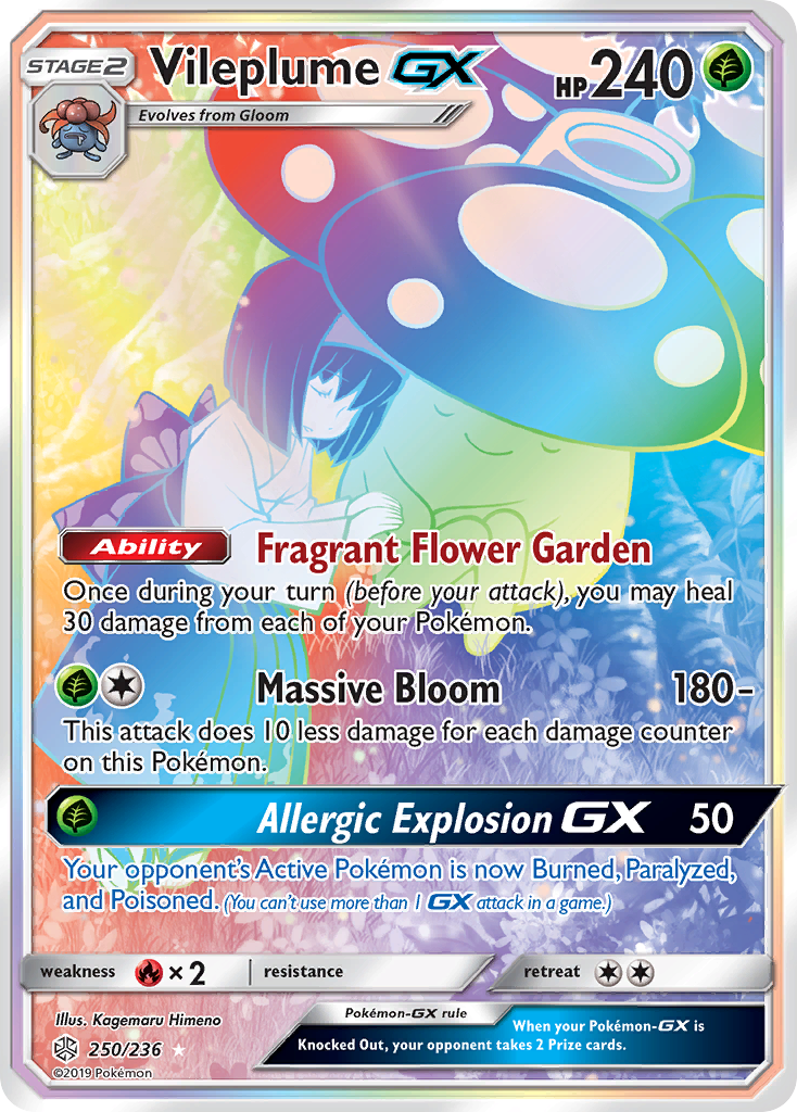 Vileplume-GX - 250/236 Cosmic Eclipse