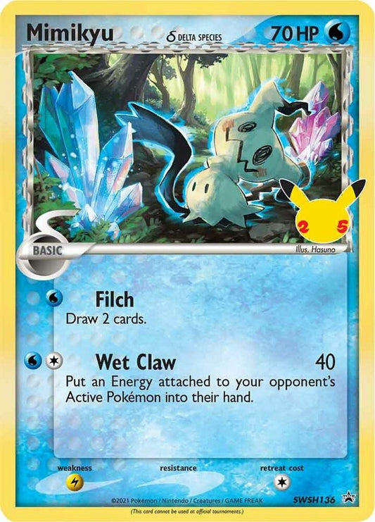 Mimikyu (Delta Species) - SWSH136 [SWSH: Sword & Shield Promo Cards] SWSH136