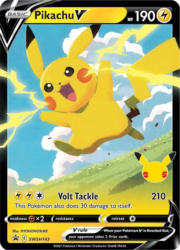Pikachu V - SWSH143 [SWSH: Sword & Shield Promo Cards] SWSH143