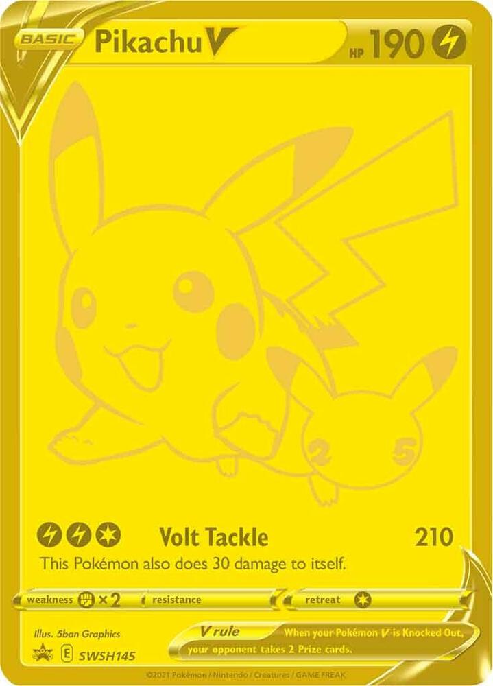 Pikachu V - SWSH145 [SWSH: Sword & Shield Promo Cards] SWSH145