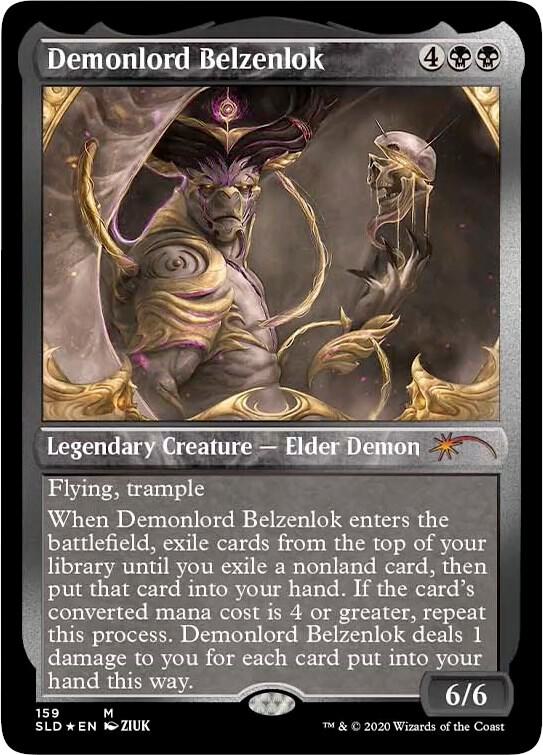 Demonlord Belzenlok (Foil Etched) [Secret Lair Drop Series] 159