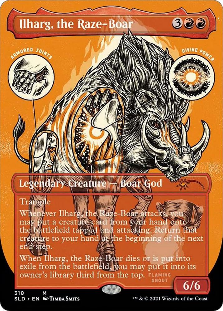 Ilharg, the Raze-Boar (Foil Etched) [Secret Lair Drop Series] 318