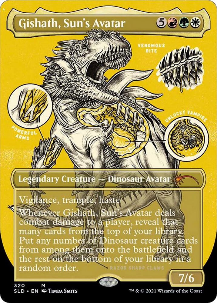 Gishath, Sun's Avatar (Foil Etched) [Secret Lair Drop Series] 320