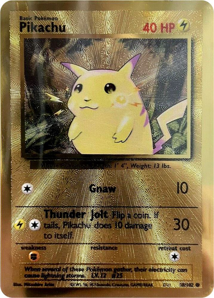 Pikachu - 58/102 (Celebrations Metal Card) [Miscellaneous Cards & Products] 058/102