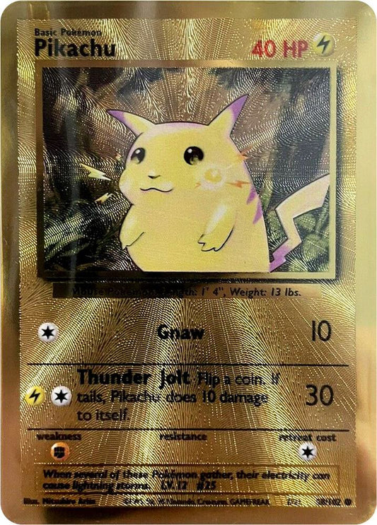 Pikachu - 58/102 (Celebrations Metal Card) [Miscellaneous Cards & Products] 058/102