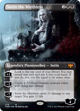 Sorin the Mirthless (Borderless) [Innistrad: Crimson Vow] 278