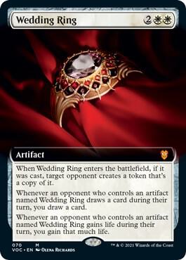 Wedding Ring (Extended Art) [Commander: Innistrad: Crimson Vow] 70