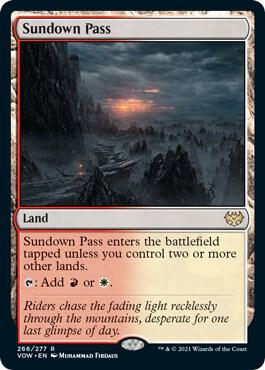 Sundown Pass [Innistrad: Crimson Vow] 266