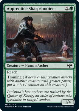Apprentice Sharpshooter [Innistrad: Crimson Vow] 185