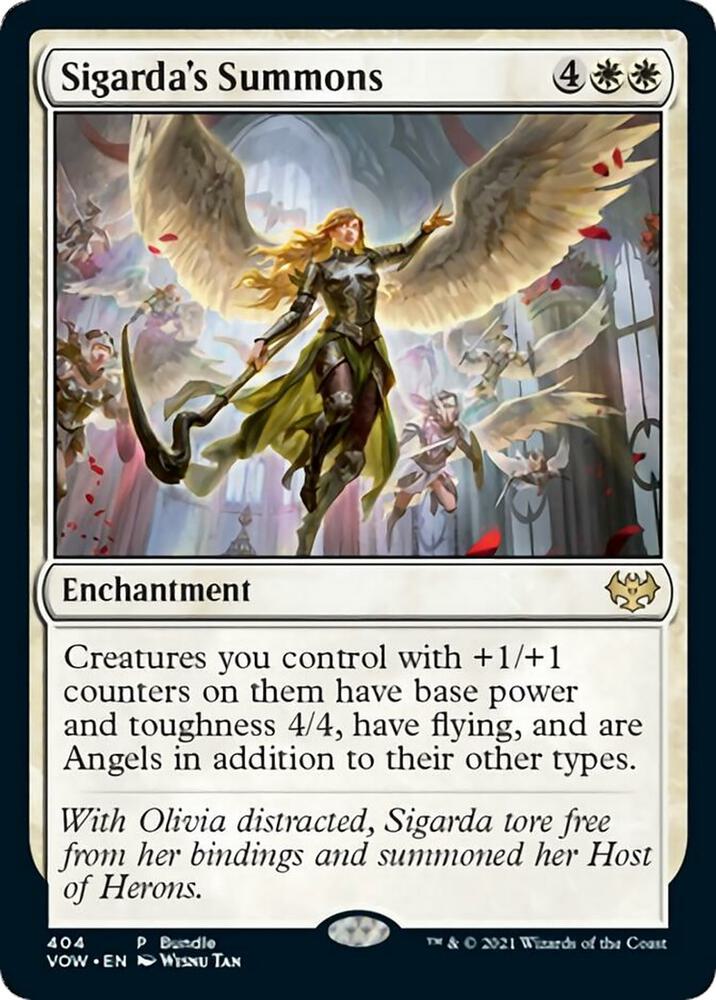 Sigarda's Summons (VOW Bundle) [Unique and Miscellaneous Promos] 404