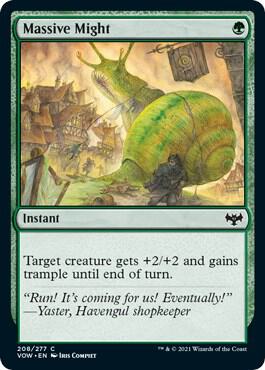 Massive Might [Innistrad: Crimson Vow] 208