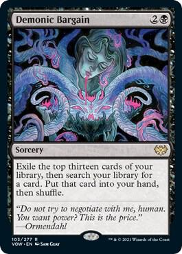 Demonic Bargain [Innistrad: Crimson Vow] 103