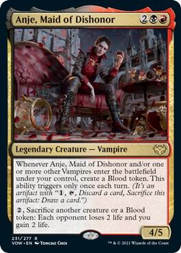Anje, Maid of Dishonor [Innistrad: Crimson Vow] 231