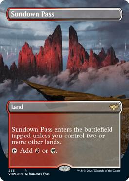 Sundown Pass (Borderless) [Innistrad: Crimson Vow] 285