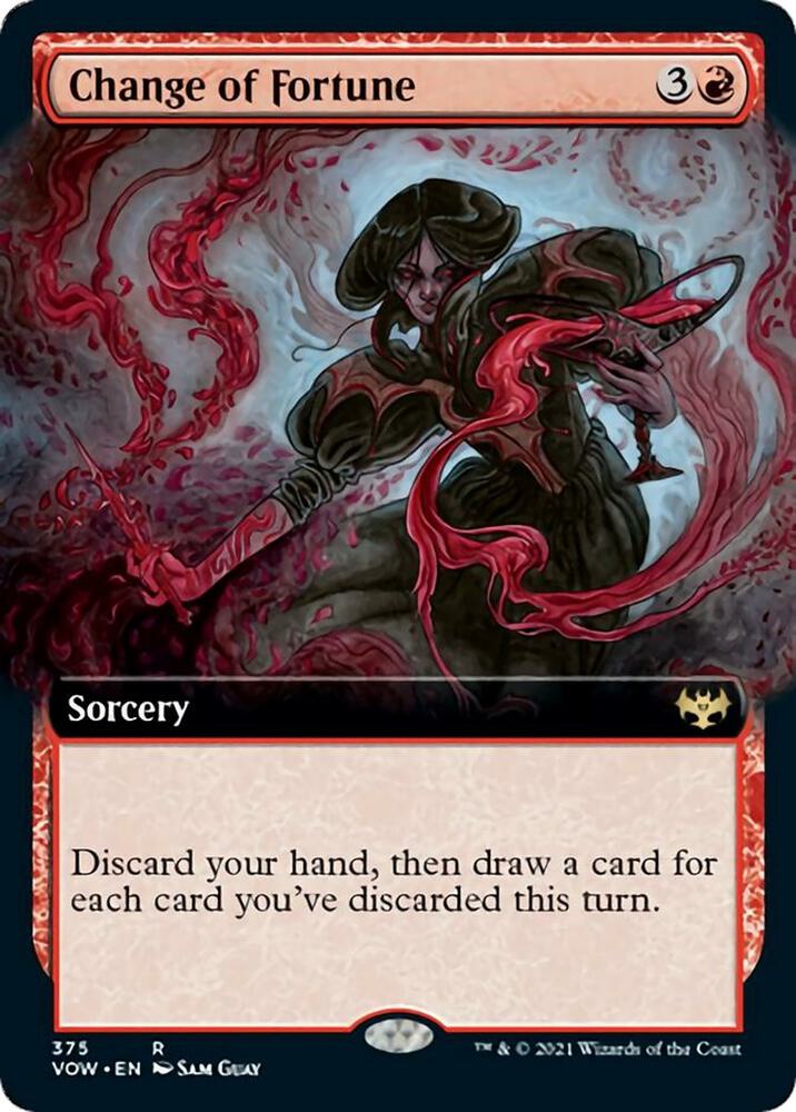 Change of Fortune (Extended Art) [Innistrad: Crimson Vow] 375