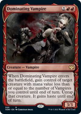 Dominating Vampire (Showcase) [Innistrad: Crimson Vow] 305
