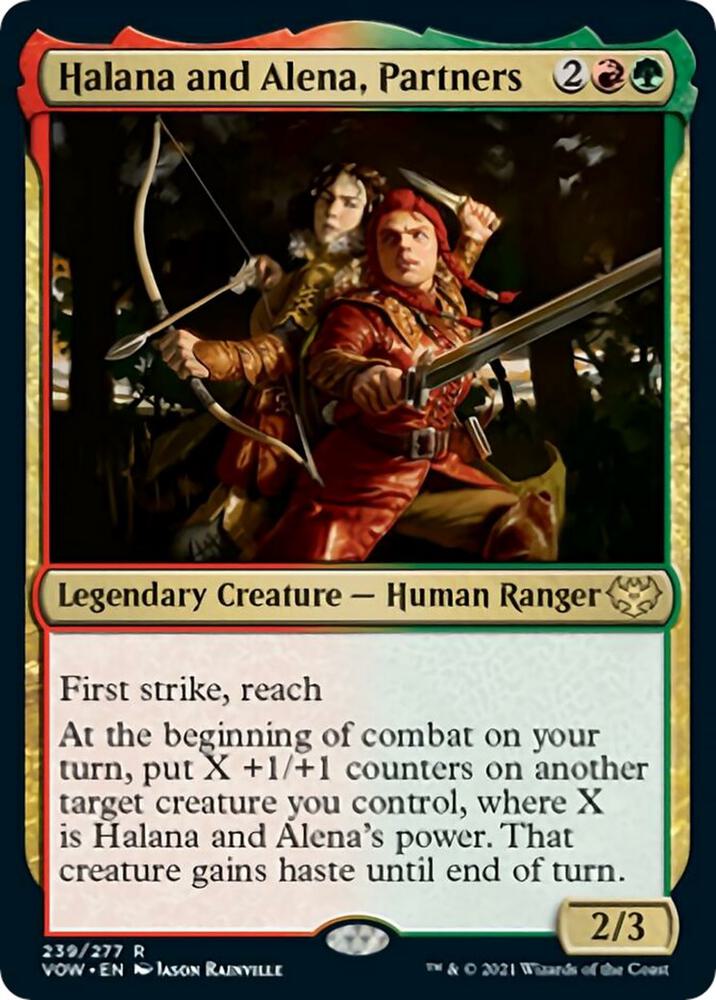 Halana and Alena, Partners [Innistrad: Crimson Vow] 239