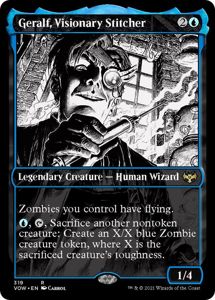 Geralf, Visionary Stitcher (Showcase) [Innistrad: Crimson Vow] 319