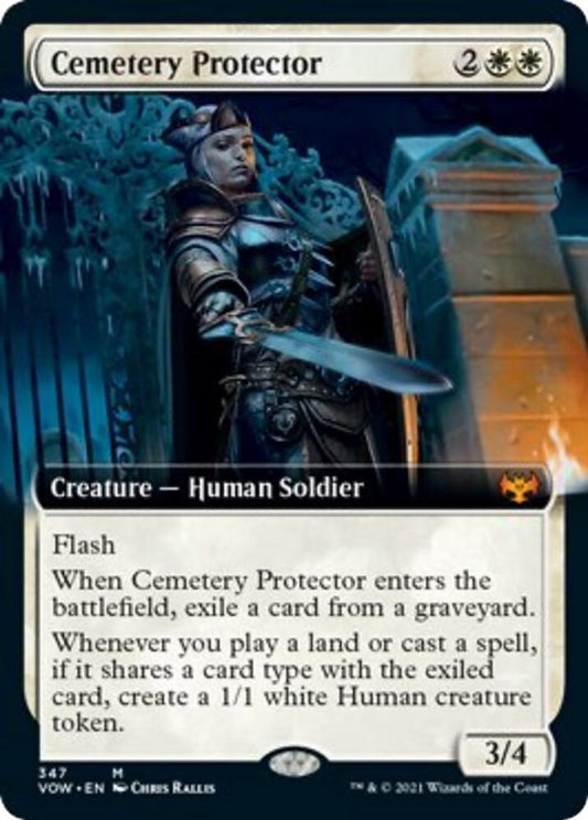 Cemetery Protector (Extended Art) [Innistrad: Crimson Vow] 347