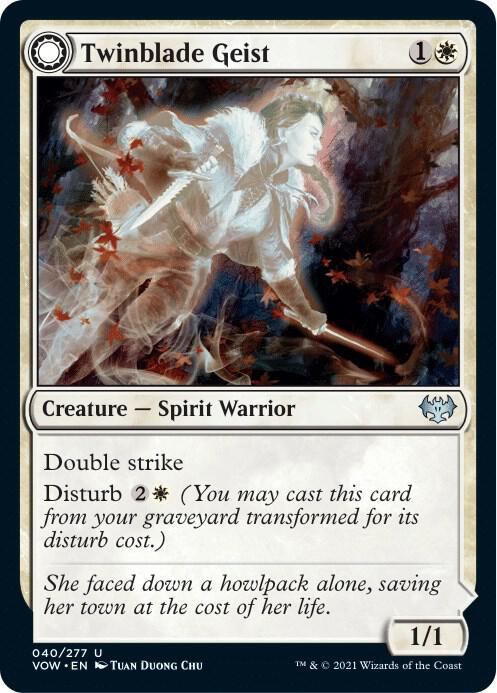 Twinblade Geist [Innistrad: Crimson Vow] 40