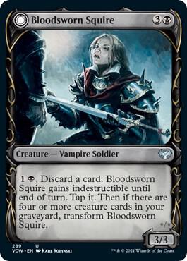 Bloodsworn Squire (Showcase) [Innistrad: Crimson Vow] 289