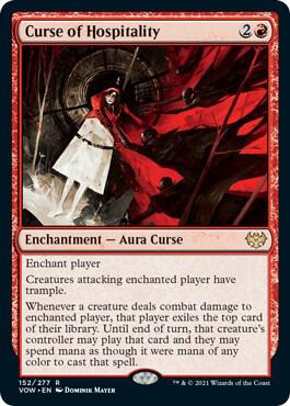 Curse of Hospitality [Innistrad: Crimson Vow] 152