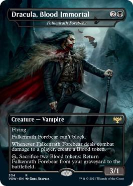 Dracula, Blood Immortal - Falkenrath Forebear [Innistrad: Crimson Vow] 334