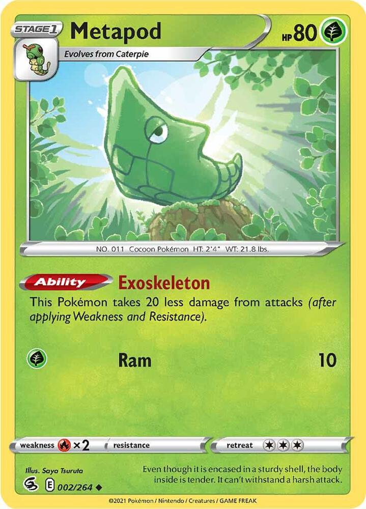 Metapod [SWSH08: Fusion Strike] 002/264