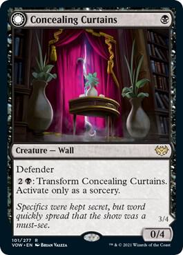 Concealing Curtains [Innistrad: Crimson Vow] 101
