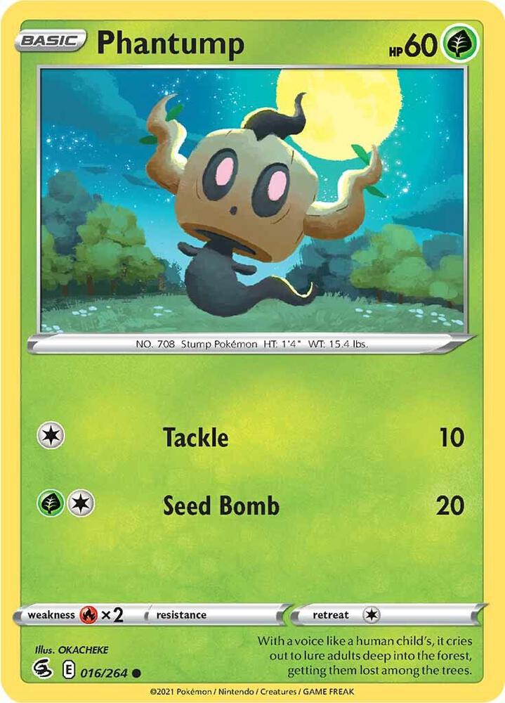 Phantump [SWSH08: Fusion Strike] 016/264