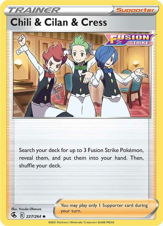 Chili & Cilan & Cress [SWSH08: Fusion Strike] 227/264
