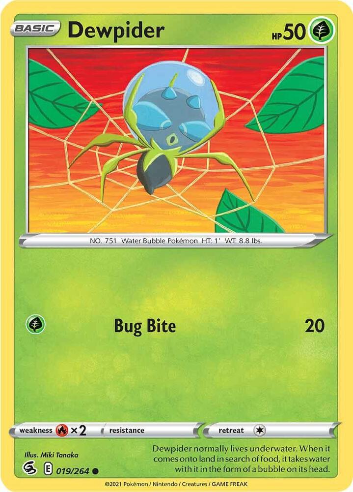 Dewpider [SWSH08: Fusion Strike] 019/264